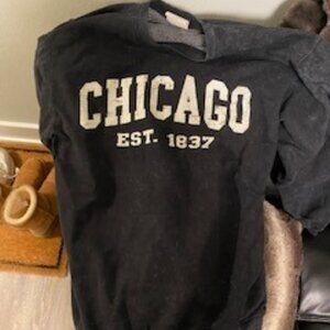 Chicago Crew Sweatshirt - Black tie die. Women's Size 9, Gently used